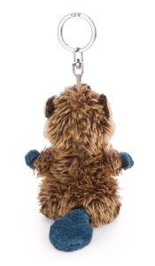 Clematis cu Plush Harry Woodsnacker 10cm - maro - Accesoriu vesel pentru rucsac sau geanta - Img 3