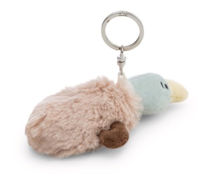 Clesa Pliabila NICI Ente 10cm - Plus Moale, Culoare Maro, Accesoriu Rucsac - Img 3