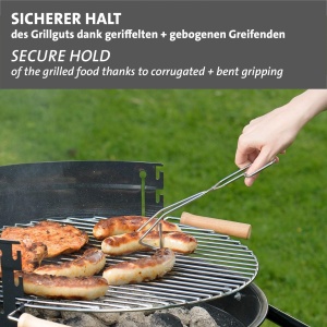 Cleste pentru gratar Westmark, inox, 38 cm, argintiu - Img 3