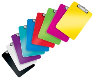 Clipboard Leitz WOW A4, 80 foi, plastic dur, roz metallic - Img 5