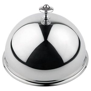 Cloche inox APS, 29.5 cm, inaltime 16.5 cm, cu maner cromat