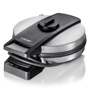 Cloer 1898 Waffle Iron Professional, acoperire dubla rezistenta la zahar, potrivita pentru uz comercial, vafe cu inima mare 16,5 cm O, 950 W - Img 4