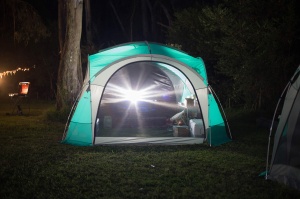 Coleman Event Dome Pavilion cort de petrecere stabil cu stalpi de otel protectie solara SPF 50 plus, albastru, XL, 2000025128 - Img 7