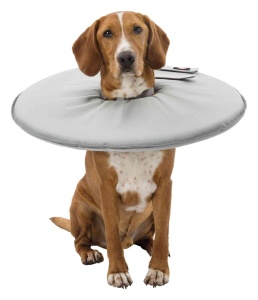 Colier de protectie TRIXIE 19425, 46-49 cm, gri, pentru animale