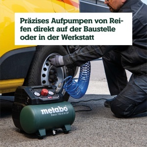 Compresor de aer Metabo Basic 160-6 W OF, 6 l, portabil, putere mare - Img 8