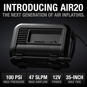 Compresor de aer portabil NOCO AIR20, 20A, 12V, 100 PSI, cu display digital - Img 2