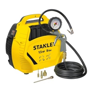 Compresor de aer Stanley 8 Bar, 1100W, 180Lmin, galben
