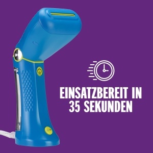 Conair Power Steam Travel Dampfglatter compact abur puternic albastru - Img 5