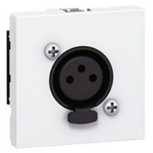 Conector audio Legrand 078755 3 poli 2m alb