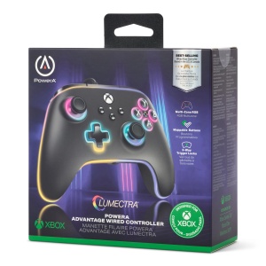 Controler cu fir PowerA Advantage pentru Xbox Series X|S cu Lumectra - Negru, Gamepad, Controler de jocuri video cu fir, Controler de jocuri, Xbox One, Licenta oficiala - Img 9