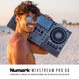 Controler DJ Numark Mixstream Pro Go, portabil, cu Wi-Fi si boxe integrate - Img 10