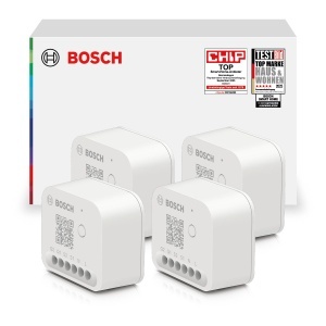 Controler Smart pentru Iluminat si Rulouri Bosch Smart Home, 4 bucati, Zigbee 3.0
