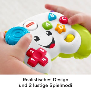 Controller de jocuri Fisher-Price pentru bebelusi si copii mici, cu 2 moduri de muzica - Img 4