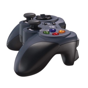 Controller Logitech F310 Gamepad cu fir Layout tip consola 18m cablu AlbastruGri - Img 3