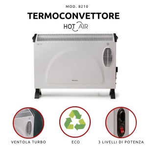 Convector Ariete 8210, 2000 W, 3 trepte de putere, alb - Img 2