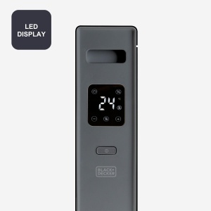 Convector BLACKDECKER BXCSH2001E 2000W Timer LED Display Negru - Img 3