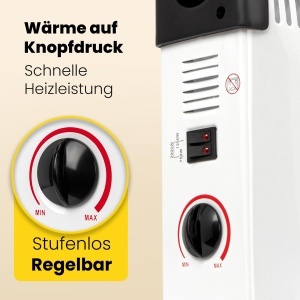 Convector electric Clatronic KH 3077 N, 2000 W, 3 trepte de incalzire - Img 4