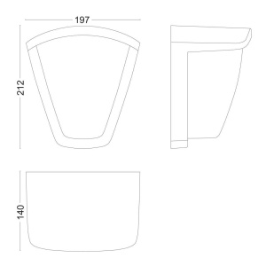 Corpuri de perete de exterior Philips Kiskadee, priza E27, rezistente la apa, antracit, IP44, rezistente la intemperii - Img 4