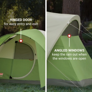 Cort de camping Coleman Montana pentru 8 persoane, impermeabil, cu sistem de montaj rapid - Img 6