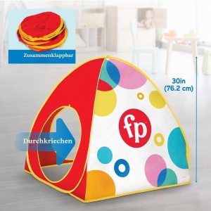 Cort de joaca Fisher-Price Pop-Up, design colorat, usor de montat, pentru copii 2-4 ani - Img 4