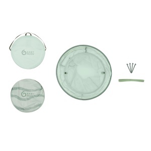 Cort pentru bebelusi Babymoov Moov Protect Anti-UV cu plasa anti-tantari Green Lagoon editie vara 2025 - Img 9