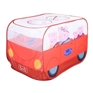 Cort pentru copii Peppa Pig, Pop-Up, 75x120 cm, interiorexterior, rosu