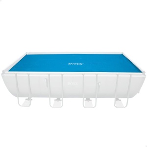 Cortina termica Intex 28016 pentru piscina dreptunghiulara 549 x 274 cm, Albastra