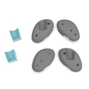 Cos de baschet Smoby 3-in-1 pentru copii, accesorii rampa, rezistent la intemperii - Img 3