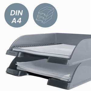 Cos de birou Leitz WOW, A4, 5 bucati, culoare bleu - Img 4