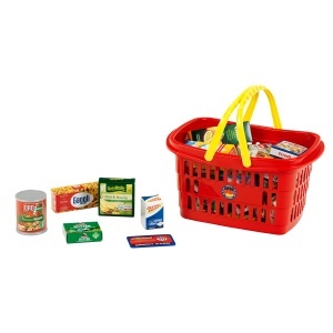 Cos de cumparaturi Theo Klein 7218 cu produse alimentare, pentru copii de la 2 ani - Img 7