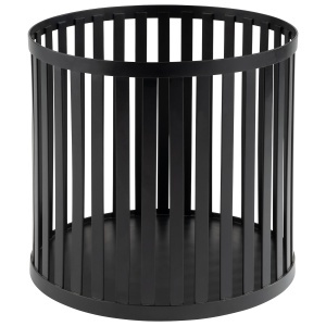 Cos de depozitare APS 15337 Korb Plus, inox, negru, 21 cm, H 20 cm