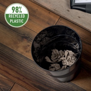 Cos de gunoi Leitz Recycle, 15 litri, 6 bucati, negru - Img 2