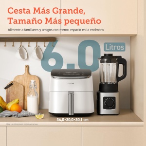 Cosori Turbo Blaze Air Fryer 6L Alb Tehnologie DC Motor - Img 6