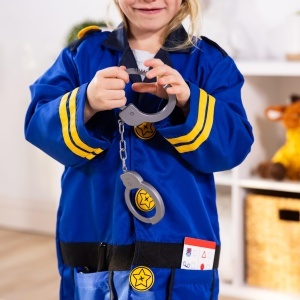 Costum de politie Melissa Doug, 6 piese, pentru copii 3-6 ani, usor de intretinut - Img 6