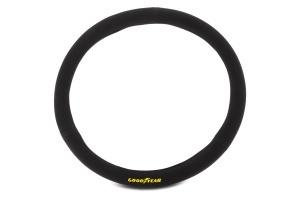 Covoare volan Goodyear GOD7006 Alcantara 37-38cm, Negru - Img 3