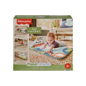 Covor de joaca 3-in-1 Fisher-Price Rolli-Roll Panda, 90 reciclabil, cu jucarie si oglinda - Img 8