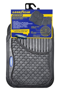 Covorase auto Goodyear GOD9020, set de 4, negru, antiderapante, PVC - Img 2