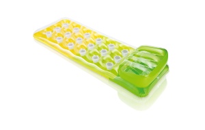 Covorase de moda cu 18 buzunare Intex 58890EU - Covorase de aer - Verde/Roz/Portocaliu - 188 x 71 cm - Culori asortate - Img 7