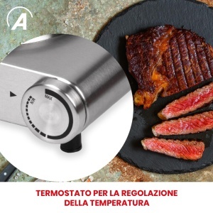 Cratita electrica ARDES HOBINOX ARFOEL01, 1500W, inox, placa fonta 18,8 cm - Img 4