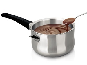 Cratita Ibili 16 cm din inox pentru bain-marie argintiunegru