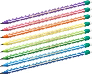 Creion BIC Evolution Streifen cu Radiergummi, HB, 8 Culori - Img 3