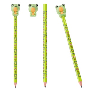 Creion BIC Vibbies cu Radier Ergononomic, 6 BUC, Bruchfeste Mine, Diverse Figurine - Img 10