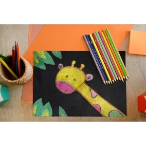 Creion colorat BIC Kids Smooth, 54 culori, din lemn responsabil - Img 10