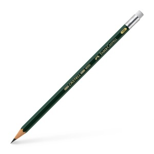 Creion Faber-Castell Castell 9000 HB cu Radiergummi, 12 Bucati - Img 2