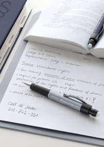 Creion mecanic Faber-Castell GRIP PLUS 0,7 mm cu radierguma albastru metalic - Img 4