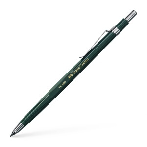 Creion mecanic Faber-Castell TK 4600, 2 mm, cu clip metalic si minispitzer