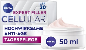 Crema antirid NIVEA Cellular Expert Filler, 50 ml, cu efect de umplere si LSF 30 - Img 1