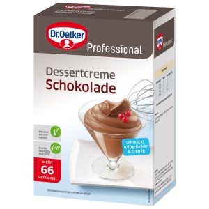 Crema de desert Dr. Oetker Professional, 1 kg, cu gust de ciocolata