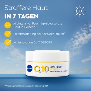 Crema de fata NIVEA Q10 Anti-Falten LSF 30, 50 ml, pentru toate tipurile de piele - Img 2