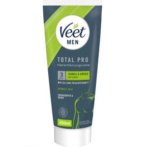 Crema de indepartare a parului Veet Men 200 ml pentru corp si picioare, cu spatel